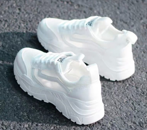 BS Ava - Orthopedische Elegante Witte Sneakers