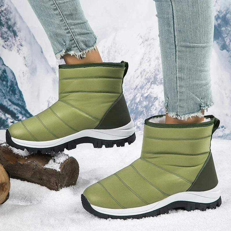 BS Winter Fur 2.0 | Waterdichte half hoge snowboots met ergonomische zool voor dames