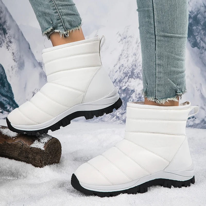 BS Winter Fur 2.0 | Waterdichte half hoge snowboots met ergonomische zool voor dames