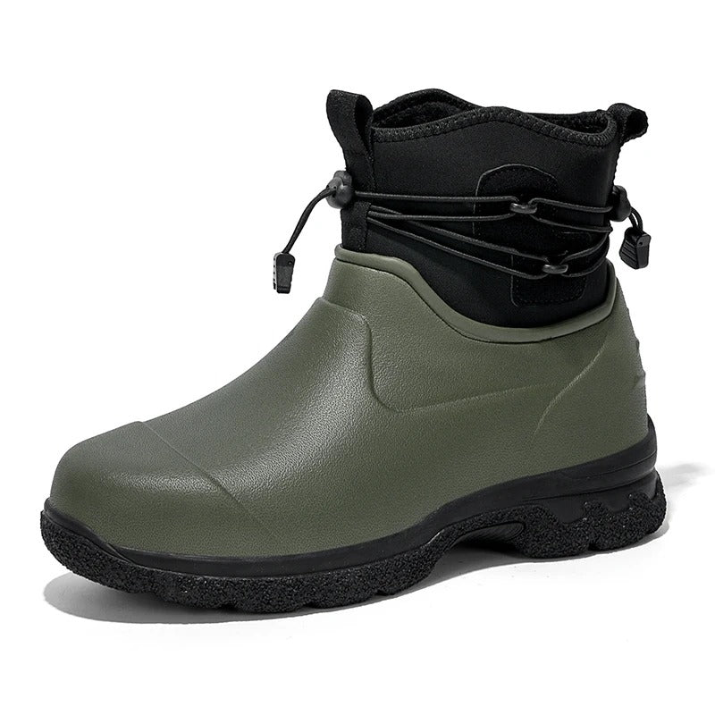 BS Tech Boot | Luxe waterdichte regenlaarzen met enkel strap voor heren