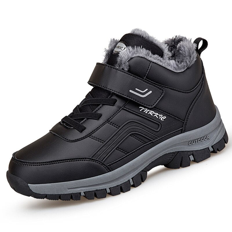 BS Winter Walk | Warme gevoerde winterschoenen met veters en klittenband voor dames en heren