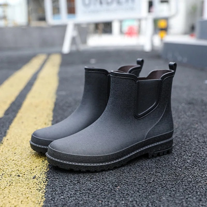 BS Rain Walk | Luxe half hoge waterdichte regenlaarzen voor mannen