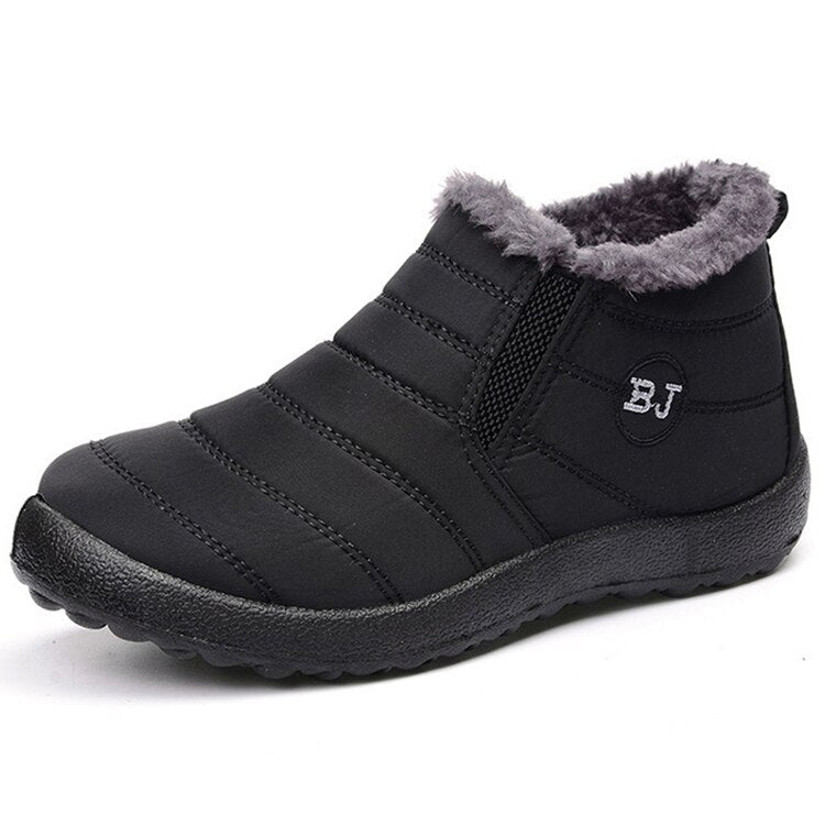 BS Snow Walk Slip-on | Warme gevoerde half hoge snowboots voor dames