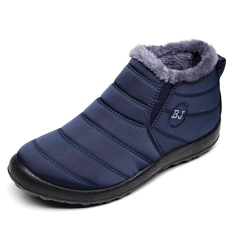 BS Snow Walk Slip-on | Warme gevoerde half hoge snowboots voor dames