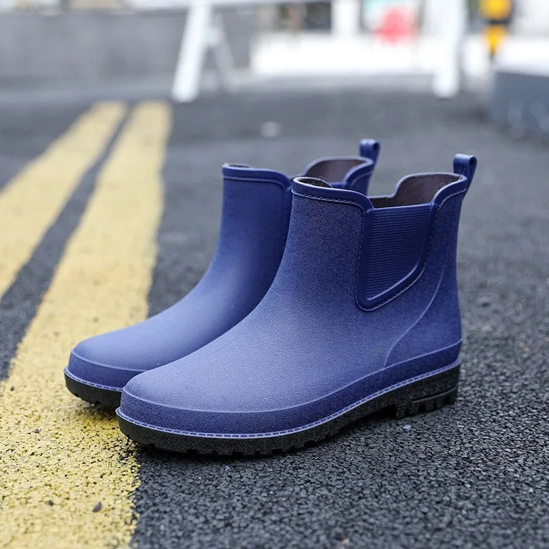 BS Rain Walk | Luxe half hoge waterdichte regenlaarzen voor mannen