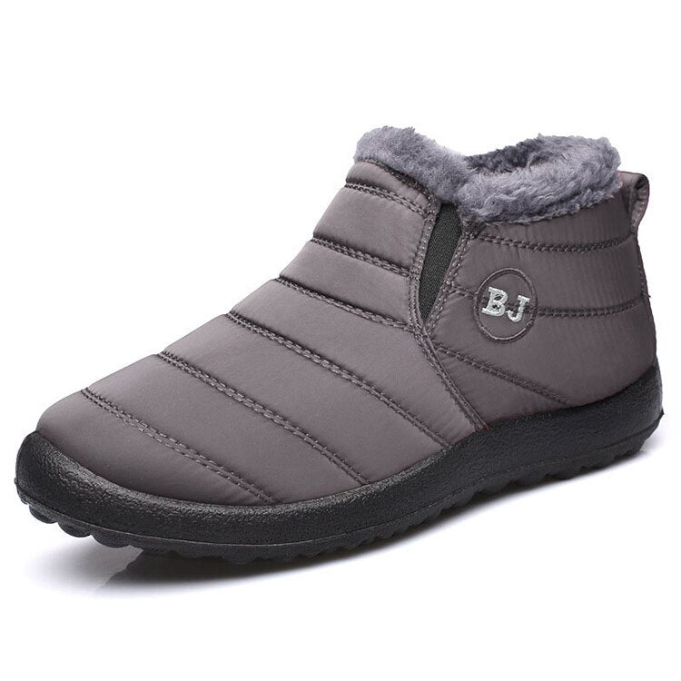 BS Snow Walk Slip-on | Warme gevoerde half hoge snowboots voor dames