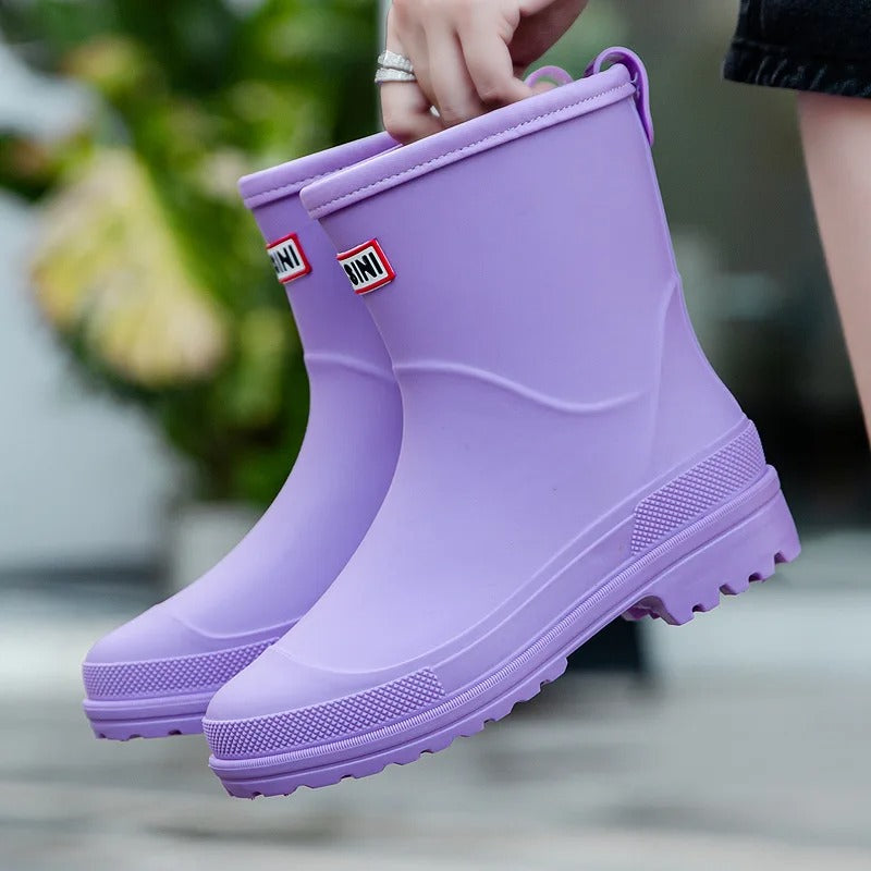 BS Rain Walk 2.0 | Trendy half hoge waterdichte regenlaarzen voor vrouwen