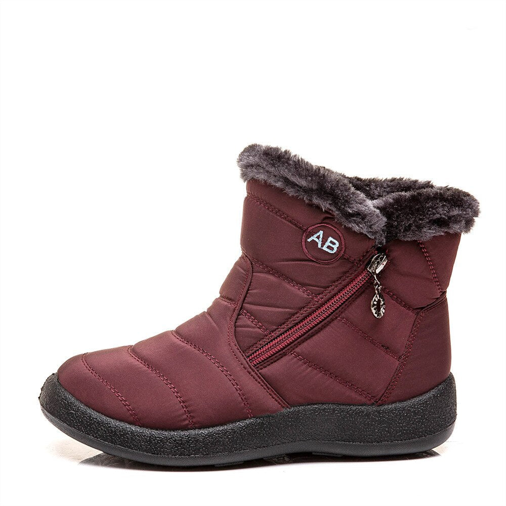 BS Snow Walk | Luxe warm gevoerde snowboots voor dames met rits