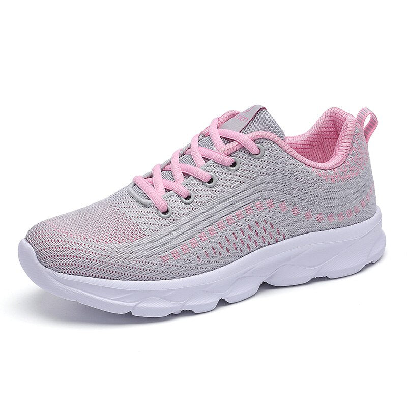 BS Orthopedische Dames Sneakers Zwart-Paars - Lisa