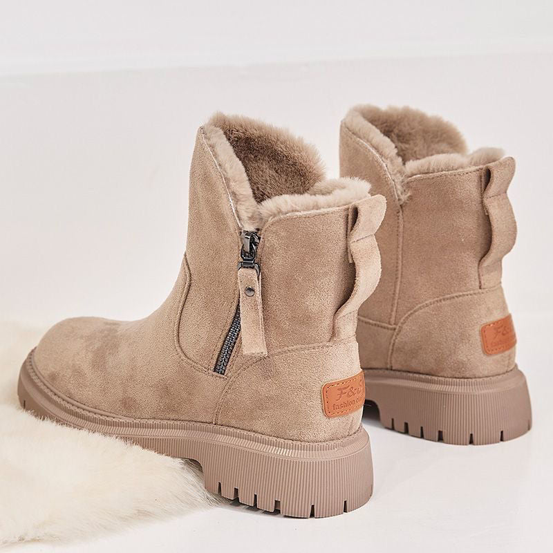 BS Comfy Boot | Gevoerde warme winterlaarzen voor vrouwen met rits