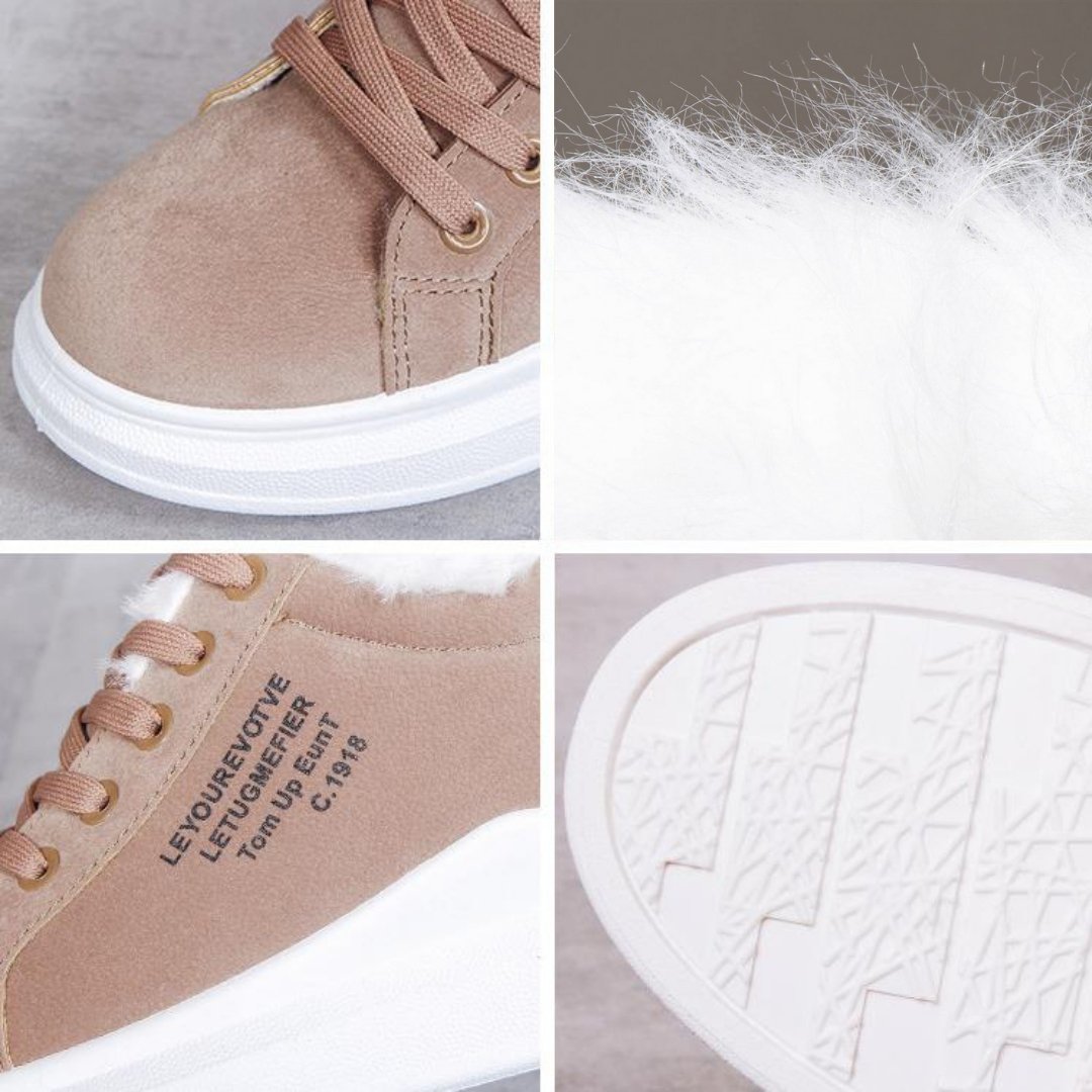 BS Fur Walk | Warme gevoerde sneakers voor vrouwen